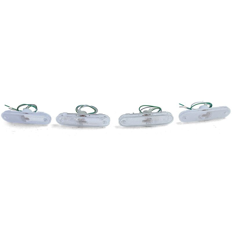 Clear glass side marker lights / reflectors NA/NB(FL) - ECE APPROVED