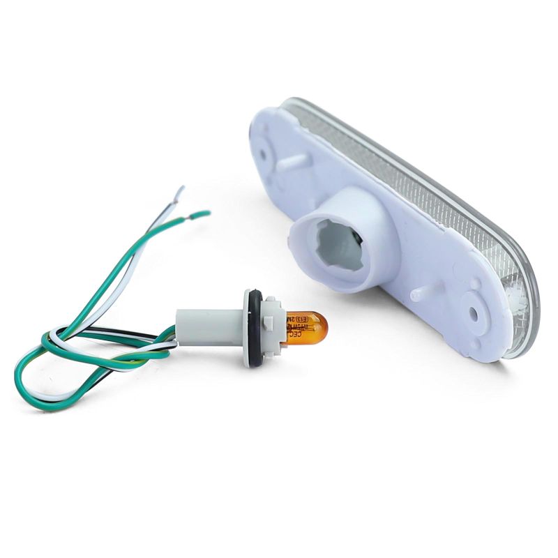 Clear glass side marker lights / reflectors NA/NB(FL) - ECE APPROVED