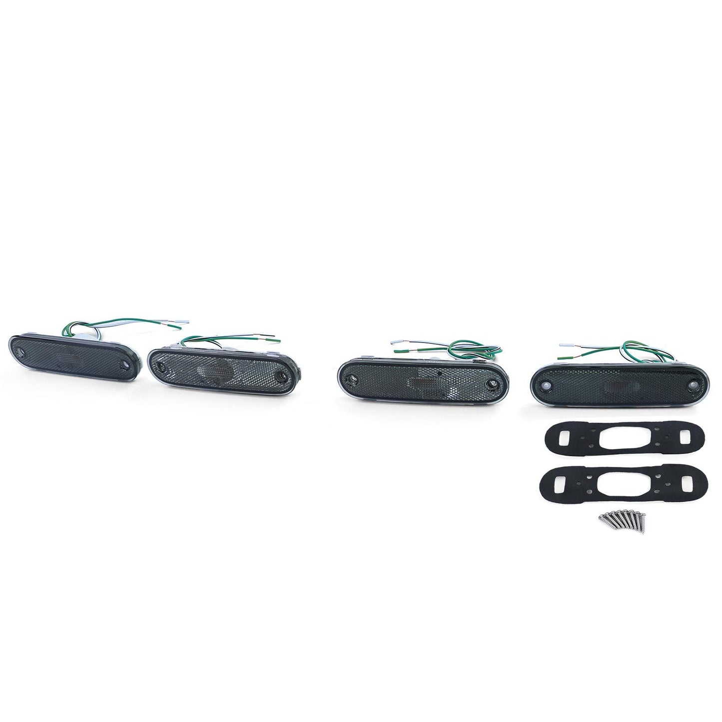 Smoke side marker lights / reflectors NA/NB(FL) - ECE APPROVED