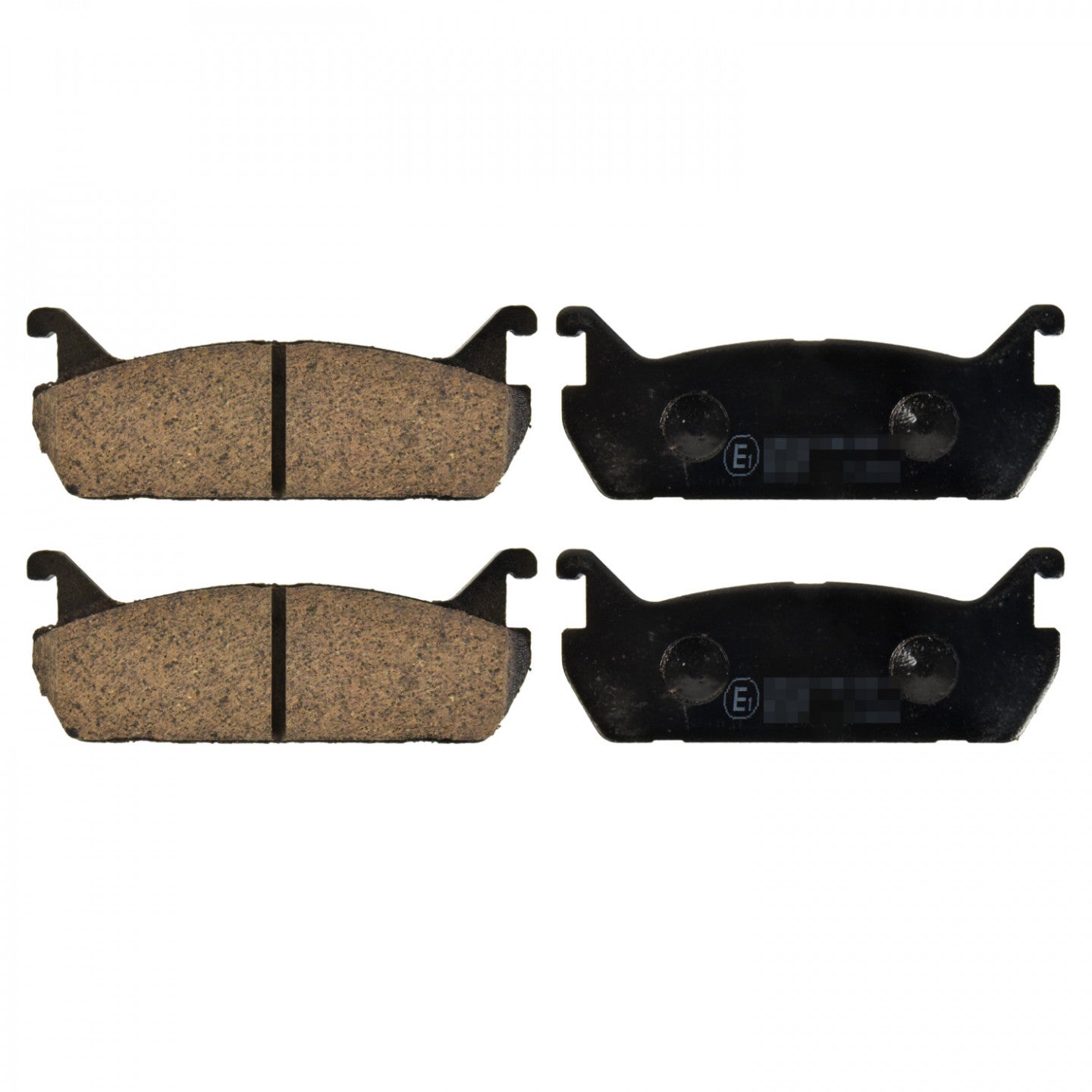 Rear brake pads for NA 1.6 116hp and 90hp NO ABS