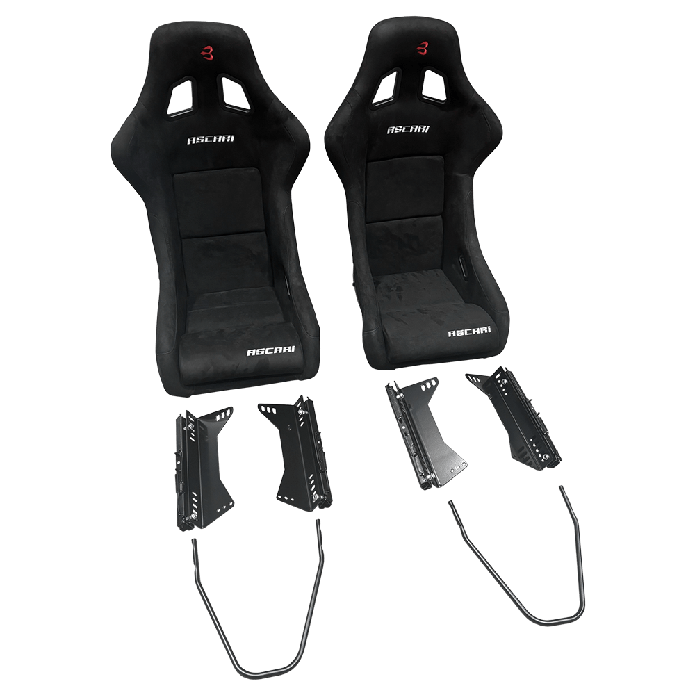 Set of Barbarian Racing ASCARI Direct-Fit Bucket Seats (2 seats + 2 MX5 mounts)