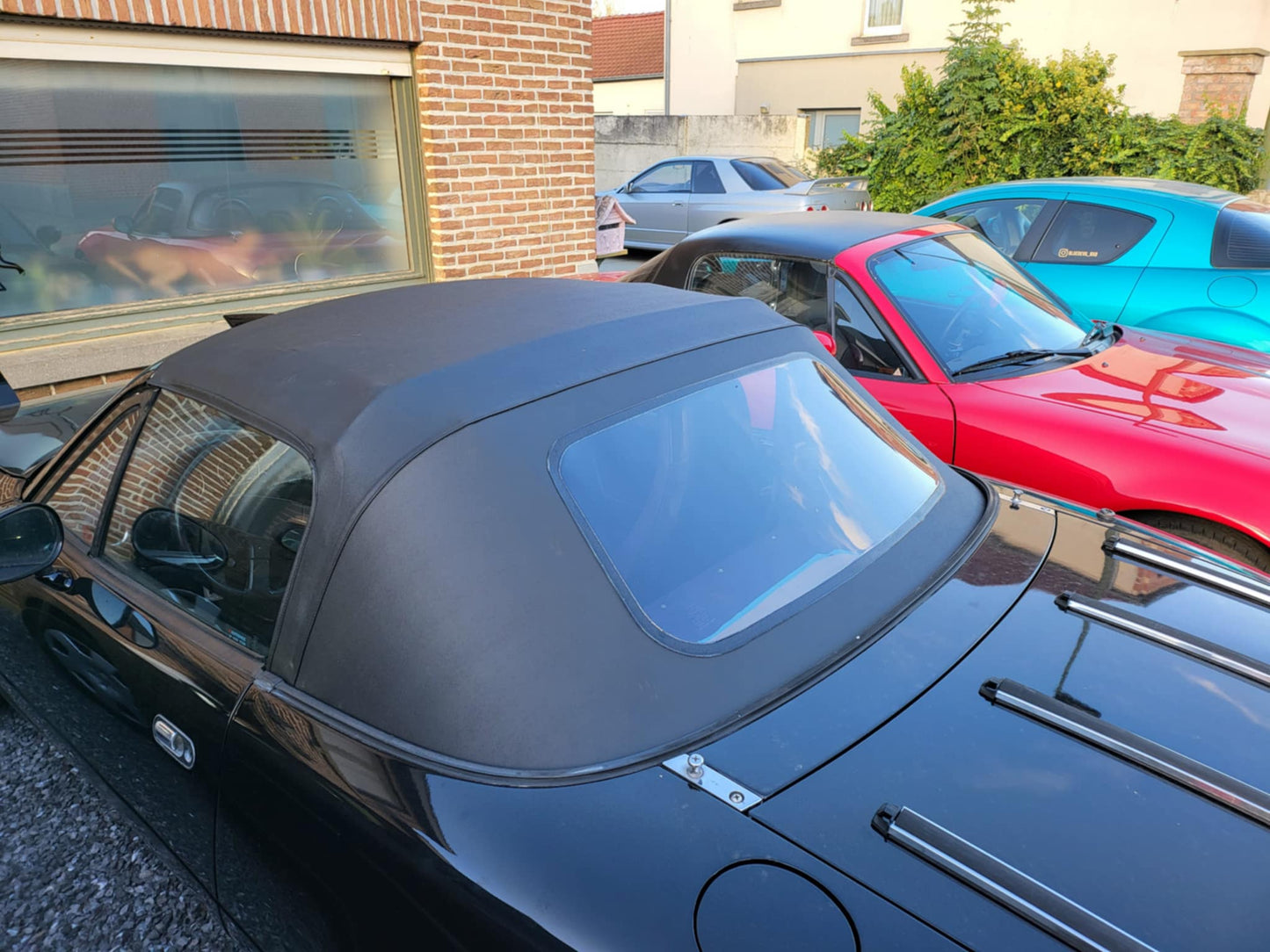 Mazda MX-5 NA / NB(FL) Softtop Vinyl with plastic window (no zipper)